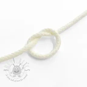 Pamučna vrpca 5 mm off white