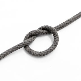 Pamučna vrpca 5 mm dark grey