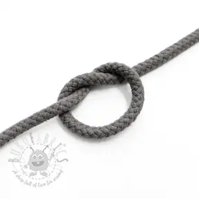Pamučna vrpca 5 mm dark grey