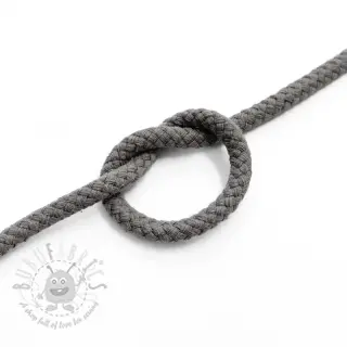 Pamučna vrpca 5 mm dark grey