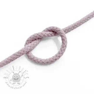 Pamučna vrpca 5 mm washed pink