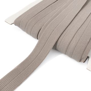 Traka elastična mat 20 mm RIB taupe