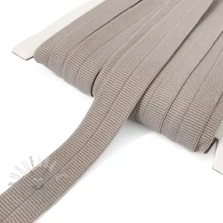 Traka elastična mat 20 mm RIB taupe