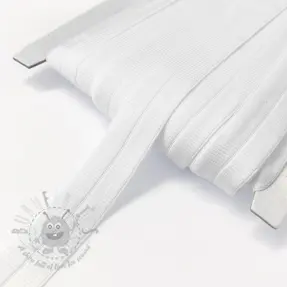 Traka elastična mat 20 mm RIB white