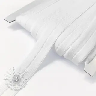Traka elastična mat 20 mm RIB white