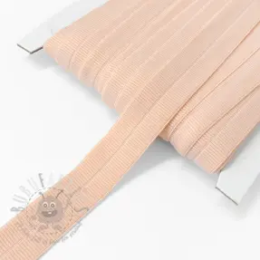 Traka elastična mat 20 mm RIB salmon