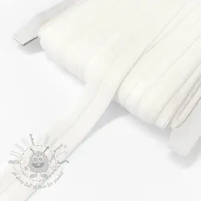 Elastična traka mat 20 mm RIB off white