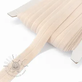 Traka elastična mat 20 mm RIB old pink