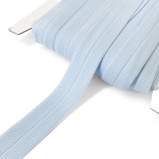 Elastična traka mat 20 mm RIB light blue