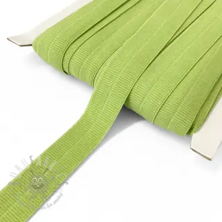 Elastična traka mat 20 mm RIB lime