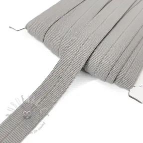 Elastična traka mat 20 mm RIB middle grey