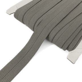 Elastična traka mat 20 mm RIB dark taupe