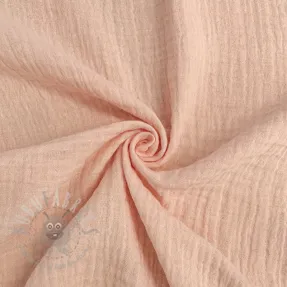 Tetra Tkanina/Muslin light salmon ORGANIC