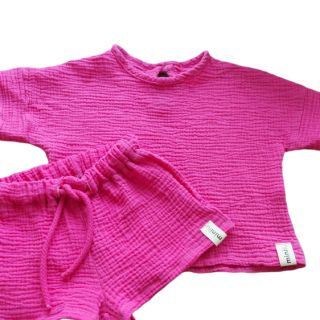 Dvostruka gaza/muslin fuchsia