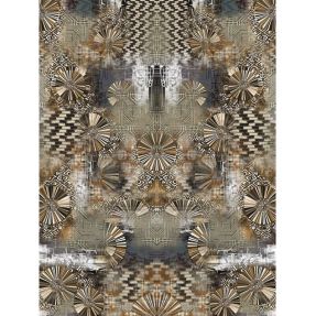 Pleteni materijal Golden rush PANEL digital print