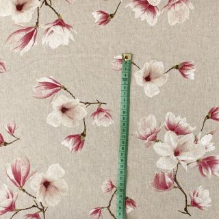 Dekorativna tkanina Linenlook Floral magnolia bloom