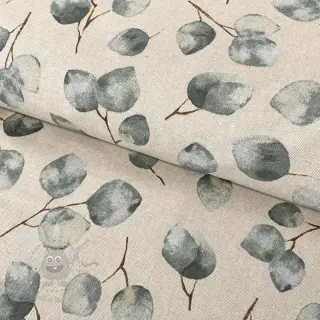 Dekorativna tkanina Linenlook Eucalyptus watercolour branch