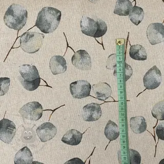 Dekorativna tkanina Linenlook Eucalyptus watercolour branch