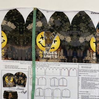Pleteni materijal Rules limits SET PANEL digital print