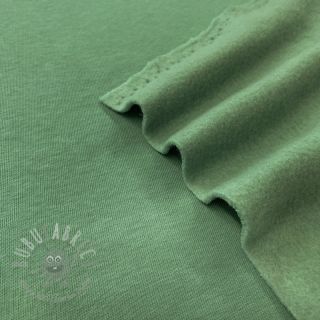 Triko materijal čupav JOGGING forest green