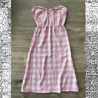 Tetra Tkanina/Muslin Double sided CHECKS MINI old rose