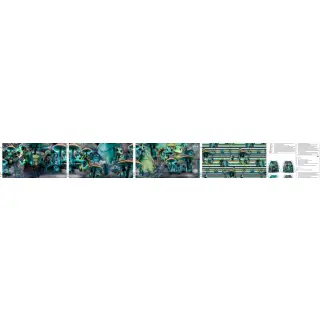 Dekorativna tkanina KIDS BACKPACK Dragon crew PANEL