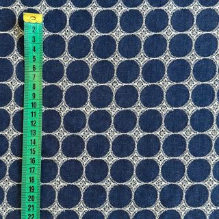 Pamuk JEANS Circles dark blue
