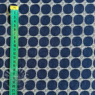 Pamuk JEANS Circles dark blue