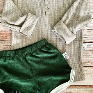 Elastični frotir dark green