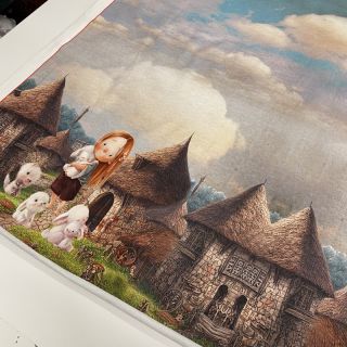 Pleteni materijal Dreamland PANEL digital print