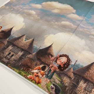 Pleteni materijal Dreamland PANEL digital print