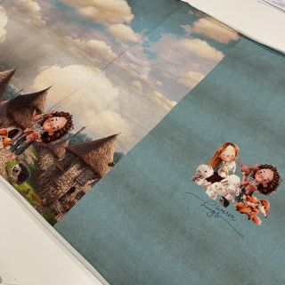 Pleteni materijal Dreamland PANEL digital print