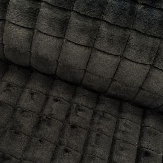 Umjetno krzno Block black