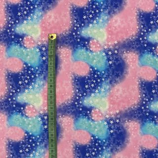 Topla pletenina Star fog dark digital print