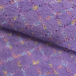 Umjetno krzno s tilom MULTI lilac