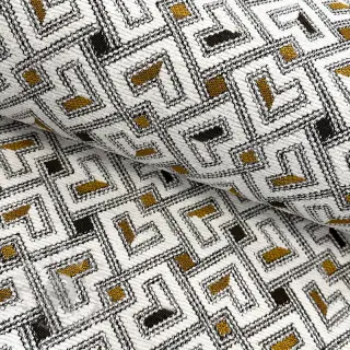 Dekorativna tkanina jacquard Pagne allover jaune