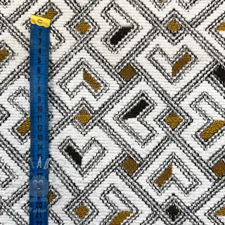 Dekorativna tkanina jacquard Pagne allover jaune