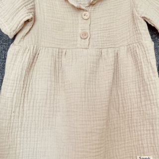 Dvoslojna gaza/muslin light sand