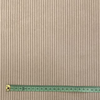 Rebrasti pliš HUGGY beige