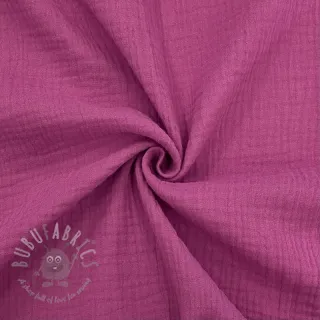 Tetra Tkanina/Muslin cerise ORGANIC