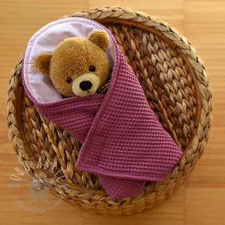 Pamučni vafel mauve