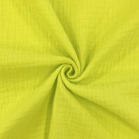 Tetra Tkanina/Muslin NEON YELLOW ORGANIC