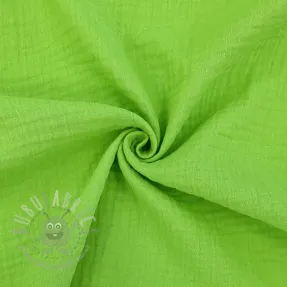 Tetra Tkanina/Muslin NEON LIME ORGANIC
