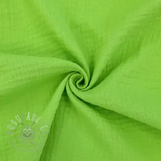 Tetra Tkanina/Muslin NEON LIME ORGANIC
