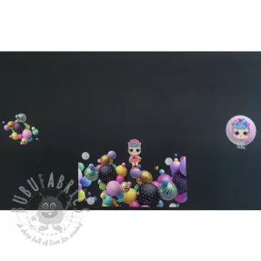 Triko Doll black PANEL digital print 2. klasa