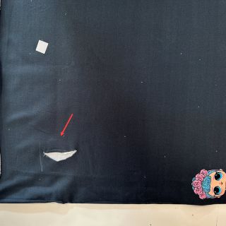 Triko Doll black PANEL digital print 2. klasa