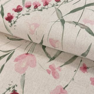 Dekorativna tkanina Linenlook Floral Iris fresia