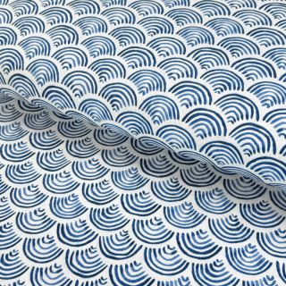 Dekorativna tkanina premium Handpainted wave scale