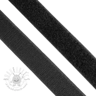 Čičak traka crna 25 mm