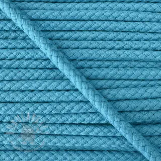 Pamučna upletena vrpca 8 mm ocean blue